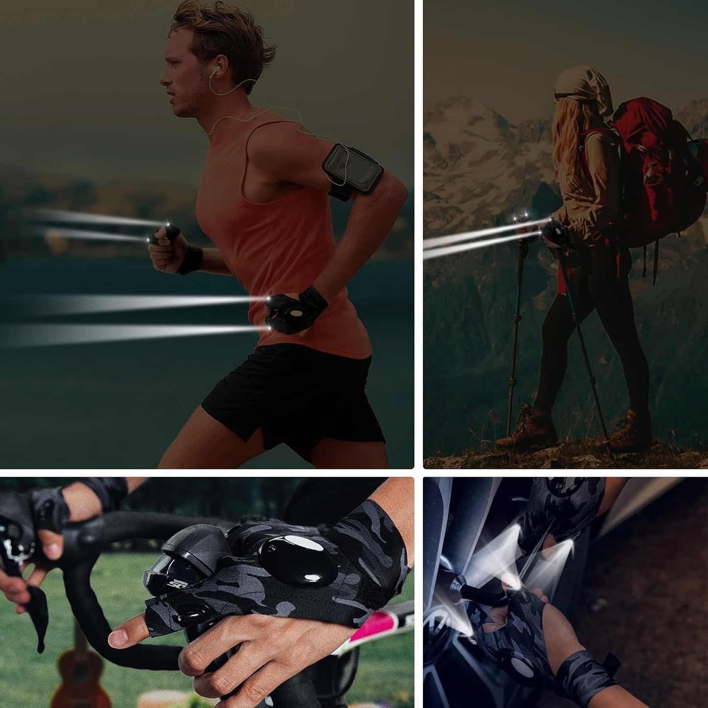 FutureFinds™ LED Action Gloves