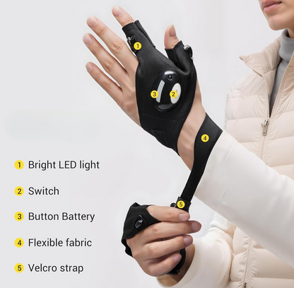 FutureFinds™ LED Action Gloves