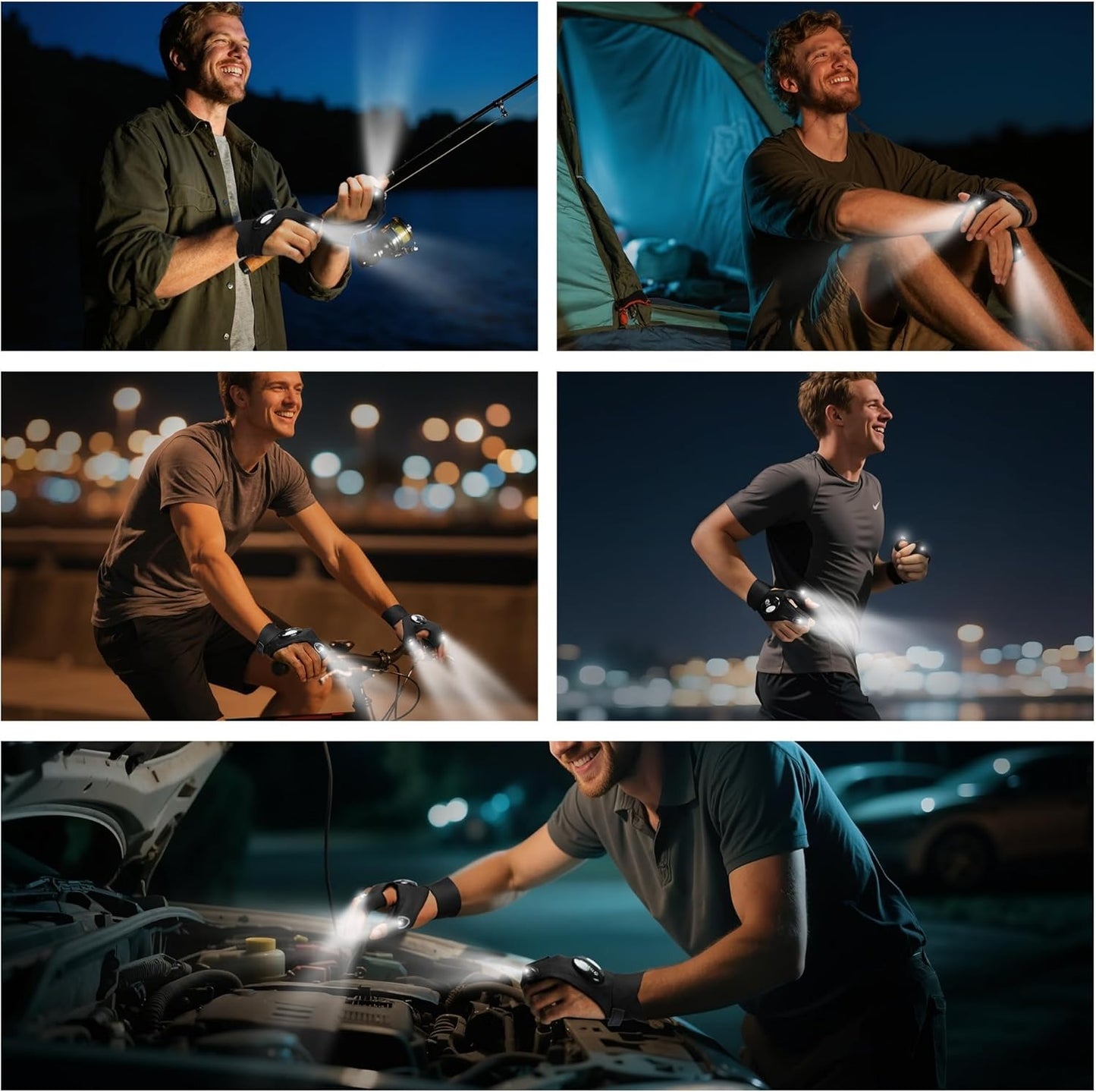 FutureFinds™ LED Action Gloves